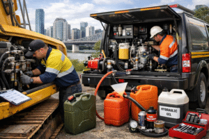 hydraulic and fuel system repairs 