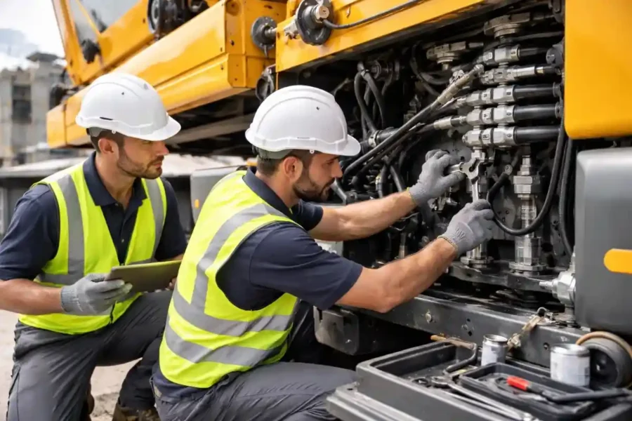hydraulic crane repairs