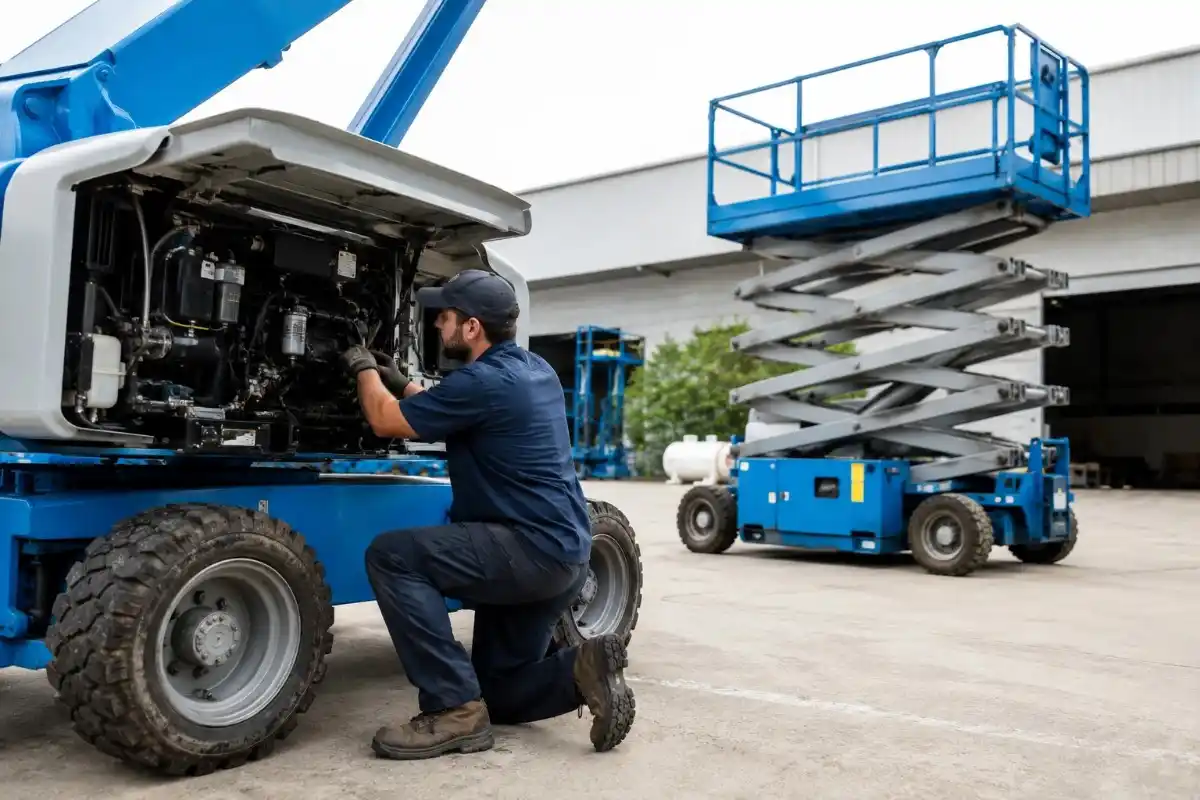 How Does boom lift and scissor lift servicing  Help Avoid Costly Delays