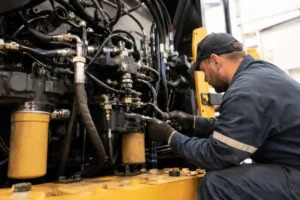 hydraulic and fuel system repairs